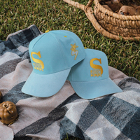 Casquette de baseball unisexe sur mesure en gros, OEM, 5 panneaux, 100 % coton, avec design à nœuds et logo brodé en 3D