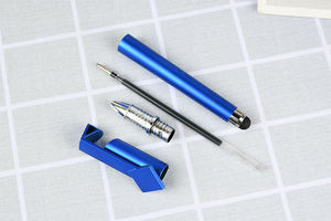 Stylo tactile publicitaire bleu 0,5 mm avec logo QR <span class=keywords><strong>Code</strong></span>, support <span class=keywords><strong>de</strong></span> téléphone portable en plastique, rechargeable - Product Image 6