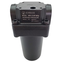 Nouveau filtre à huile de précision industriel personnalisé JUNWAVE OEM, boîtier de filtre en alliage d'aluminium, origine TW, garantie 1 an