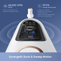 Nouvelles brosses à dents électriques professionnelles avec suivi automatique intelligent de la zone de nettoyage des dents et écran LED de 9,6 pouces