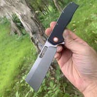 Couteau de poche pliable personnalisable, couteau de camping et de chasse EDC pour l'extérieur, lame D2, manche en Micarta, outil utilitaire de survie GT955