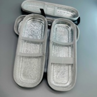 Étui isotherme portable en EVA avec logo personnalisé, sac de rangement thermique pour appareil cosmétique