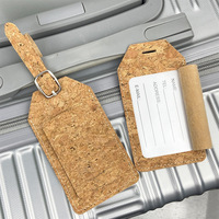 Portefeuille de voyage personnalisé en cuir PU et liège pour passeport, avec porte-cartes et étiquette, pour les États-Unis et le Royaume-Uni