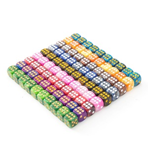 <span class=keywords><strong>12Mm</strong></span> Kết Hợp Màu Sắc D6 Đôi <span class=keywords><strong>Cube</strong></span> Chơi Vòng Dot D6 Dice Set Acrylic Trò Chơi Poker Xúc Xắc Cho Cờ Bạc Hội Đồng Quản Trị Bàn Trò Chơi Gói 10 - Product Image 5