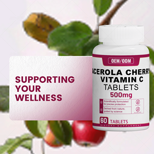 OEM/ODM ผลิตภัณฑ์เสริมอาหารสารสกัดจากธรรมชาติ วิตามินซีจากผลอะเซโรลาชนิดเม็ด สำหรับผู้ชายและผู้หญิง - Product Image 2