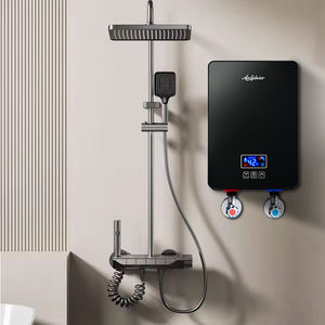 Chauffe-eau électrique instantané sans réservoir 220V 6000W avec affichage numérique LED pour hôtels et salles de bain - Product Image 1