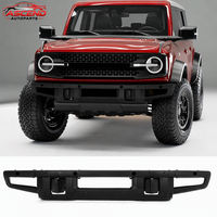 Pare-chocs avant en acier robuste tout-terrain avec trous pour capteurs, revêtement noir en poudre, pour Ford Bronco 2021-2024 2/4 portes