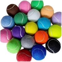 BunnyHi WQ002 Balles de tennis en caoutchouc pour chien avec logo personnalisé Fournitures interactives pour animaux de compagnie pour la formation Jouets de mouvement pour chiens