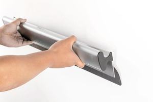 Công Nghiệp Cấp Bạc Hợp Kim Nhôm Xử Lý Putty Dao Kính Thiên Văn Cực Gói Tường Hoàn Thiện Công Cụ San Lấp Mặt Bằng Bùn <span class=keywords><strong>Scraper</strong></span> - Product Image 6