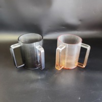 Tasse de lavage personnalisée en acrylique Judaica israélienne pour Shabbat, Pessa'h, Hanouka, Rosh Hashanah, Purim
