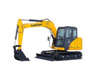 Mini-excavatrice Liugong 9075F avec marteau, ligne 7,5 tonnes, mini-excavatrice hydraulique sur chenilles, pelle rétrocaveuse, garantie d'un an - Product Image 1