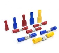 Ashan FDD1.25~110 Bornes à sertir en laiton isolées, connecteurs femelles, série MDD, bornes de raccordement mâles/femelles en cuivre 380V 19A-48A
