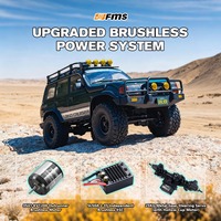 FMS 1/10 FCX10 Land Cruiser 80 Brushless RC Crawler LC80 OVR Edition 2 vitesses 4 roues motrices Pneus TOYO Lumières KC Voiture RTR