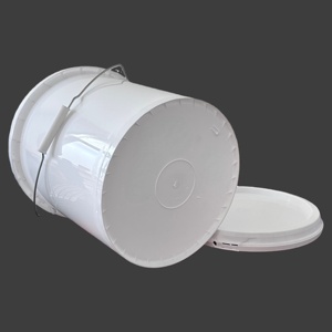 <span class=keywords><strong>Seau</strong></span> rond en plastique de <span class=keywords><strong>5</strong></span> <span class=keywords><strong>litres</strong></span> pour produits chimiques liquides, fûts, seaux et barils - Product Image 6