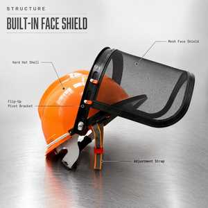 Casco de Seguridad con Protector Facial - Product Image 3