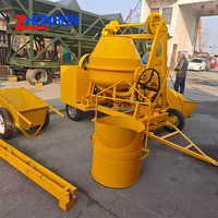 Élévateur à tambour vertical de 25 m avec capacité de décharge de 350 L, série JS, diesel, pour béton