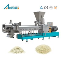 Ligne de production de riz instantané au manioc, machine extrudeuse de riz nutritif