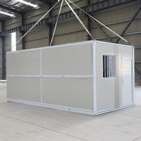 Maisons conteneurs préfabriquées pliantes 20 pieds 40 pieds à installation rapide, design moderne, pour usage extérieur, mini-maisons, bureau de chantier
