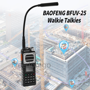 BFUV-25M VHF/UHF Radio Bidireccional Analógica de Doble Banda, 10W de Largo Alcance 0-10KM, Walkie Talkie Portátil con Carga Tipo-C - Product Image 5