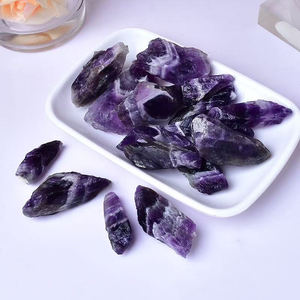 100g por bolsa Amatista natural Irregular Piedra de mineral crudo Naturaleza Amatista sin pulir Piedra áspera Cristal curativo - Product Image 5
