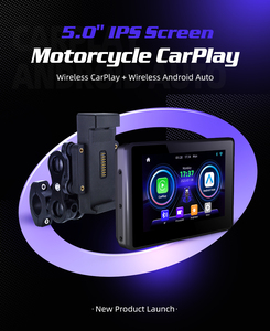 หน้าจอแสดงผลกันน้ำ IP67 ขนาด 5 นิ้ว สำหรับมอเตอร์ไซค์ รองรับ Wireless CarPlay และ Android Auto ป้องกันการโจรกรรม พร้อมระบบนำทาง - Product Image 6