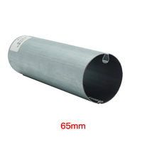 Tube de store rétractable en acier galvanisé, tube rond en aluminium
