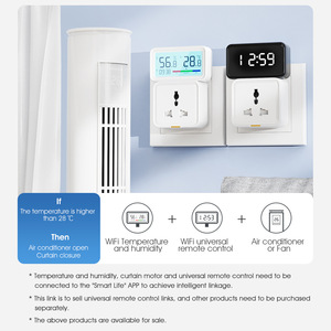 Control remoto inteligente Tuya IR RF433 WiFi, controlado por aplicación, controlador universal para electrodomésticos, para TV, aire acondicionado y ventilador - Product Image 2