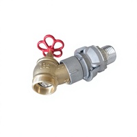 Robinet de raccordement en laiton PN16 pour hydrant d'incendie, pour système d'alimentation en eau incendie, DN45
