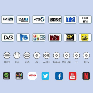 Televisores Inteligentes Android WiFi LED OLED QLED 4K 8K Ultra HD de 32 43 50 55 Pulgadas, sin Marco, Tamaños Personalizados OEM - Product Image 2