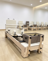Appareil de Pilates Reformer en alliage d'aluminium pour l'équilibre corporel, le yoga et le fitness, lit de Pilates Reformer