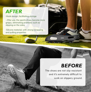 Support <span class=keywords><strong>de</strong></span> rangement portable pour chaussures <span class=keywords><strong>de</strong></span> golf en silicone antidérapant pour crampons <span class=keywords><strong>de</strong></span> chaussures <span class=keywords><strong>de</strong></span> golf d'extérieur - Product Image 6