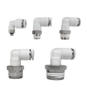 Conector Neumático de Empuje Rápido en Forma de Codo Serie PL, PL8-02/4-M5/6-01/10-03 - Product Image 3