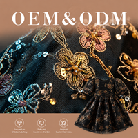 Tissu à paillettes 3D personnalisé de qualité supérieure OEM ODM pour robe de concours de beauté, vente en gros