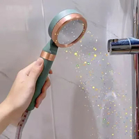 Pommeau de Douche Portable Moderne en Plastique ABS Haute Pression Économiseur d'Eau avec Filtre pour Projets Hôteliers et Salles de Bain