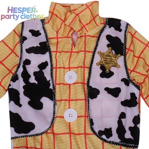 Disfraz de Vaquero Woody para Niños Unisex HESPER, Disfraz de Personaje de Dibujos Animados para Halloween, Mono Informal para Fiestas Navideñas - Product Image 2