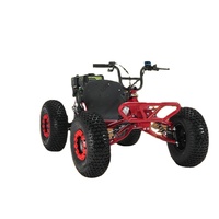 Quad tout-terrain à essence 208cc, démarrage électrique, double amortisseur avant/arrière, marche arrière, drift tout-terrain