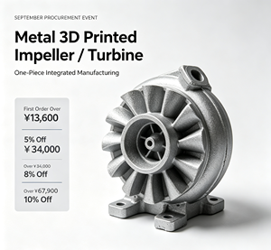 Piezas de Turbina e Impulsor de Metal Integradas con Impresión 3D, Fabricación Personalizada OEM Premium para Equipos de Maquinaria Energética - Product Image 1
