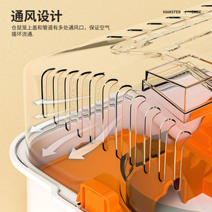 <span class=keywords><strong>Cage</strong></span> à <span class=keywords><strong>hamster</strong></span> grande villa avec roue d'exercice et abreuvoir gratuits, cachette pour <span class=keywords><strong>hamster</strong></span>, petite maison - Product Image 3