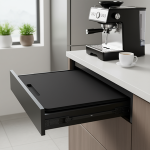 Bandeja deslizante negra de 13 x 16 pulgadas para electrodomésticos de cafeteras - Product Image 2