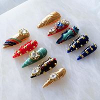Uñas Postizas de Acrílico de Alta Calidad, Estilo Stiletto Butterfly, Cobertura Total, Pegamento Suave, Pintadas a Mano, con Logotipo Personalizado, 10 Unidades