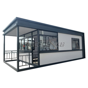 บ้านยามเคลื่อนที่โครงสร้างเหล็กสำเร็จรูปแบบแผงแซนวิช บ้านยามสมัยใหม่ - Product Image 4