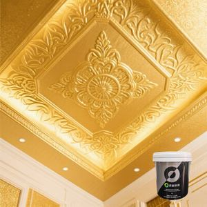 थोक पर्यावरण अनुकूल मौसम प्रतिरोधी एपॉक्सी बाहरी दीवार निर्माण सोने पेंट तरल कोटिंग स्प्रे फर्नीचर पेंट - Product Image 3