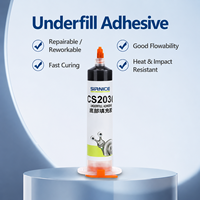 Adhesivo Epoxi de Baja Viscosidad SIRNICE CS2030 para Empaquetado de Chips CSP BGA PCB IC, 30ml 50ml 250ml