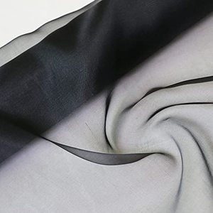 Tissu en <span class=keywords><strong>soie</strong></span> <span class=keywords><strong>noire</strong></span> OEKO 140 cm, tissu en organza de mûrier, Tecido, tissu de doublure en gaze de mode, tulle 6 mm 55'' en organza de <span class=keywords><strong>soie</strong></span> - Product Image 5