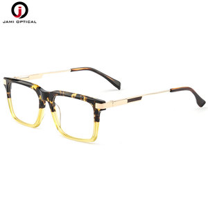 Cổ phiếu sẵn sàng jm30581 vuông Acetate khung quang linh hoạt mùa xuân bản lề bán buôn kính quang học cho nam giới phụ nữ - Product Image 6