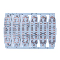 Circuit imprimé nu en Pcb, une couche, pour la lumière LED, usine, pièces