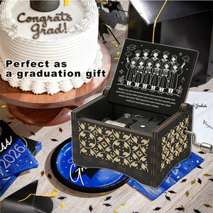 Caja Musical Antigua de Manivela con Sonido Personalizado, Hermoso Regalo de Graduación, Ideal para Regalos Conmemorativos, al Mejor Precio - Product Image 4