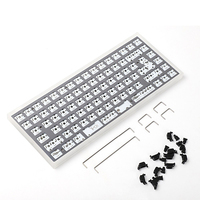 Plaque de boîtier en aluminium personnalisé de Type C, accessoire de clavier mécanique, bricolage, 1 pièce, 68 touches