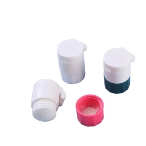 Boîte de médicaments portables, ouvre-pilules multifonction en plastique, broyeur pratique <span class=keywords><strong>pour</strong></span> stockage de médicaments - Product Image 1