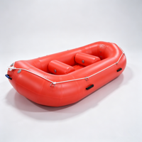 Bateau pneumatique de 10 pieds (300 cm) pour rafting en eaux vives, résistant à l'usure et aux UV, avec plancher renforcé
